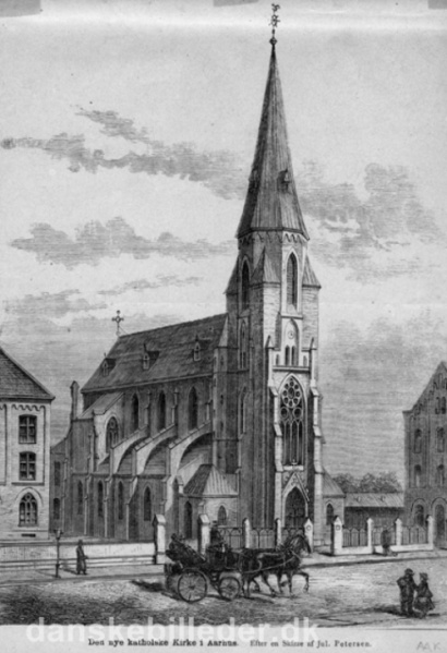 Fil:Den Romersk-Katolske Kirke i Ryesgade (Ukendt) 1880.jpg