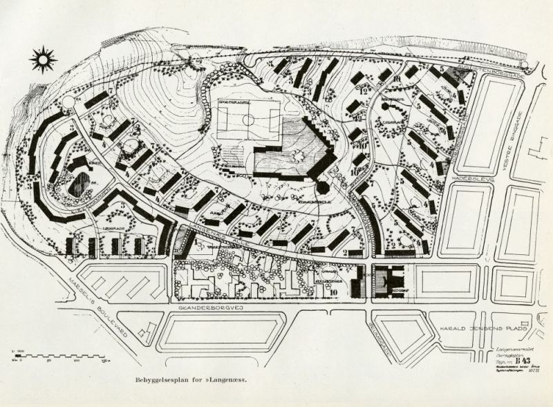 Fil:Bebyggelsesplan for langenæs 1952-1953.jpg