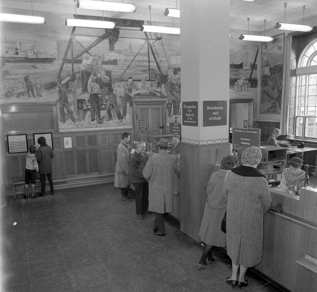 Fil:Aarhus Hovedpostkontor, Børge Venge, 1960.jpg