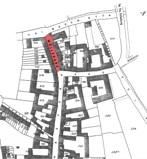 Moellegade vestergade foer forlaengelse med markering.png