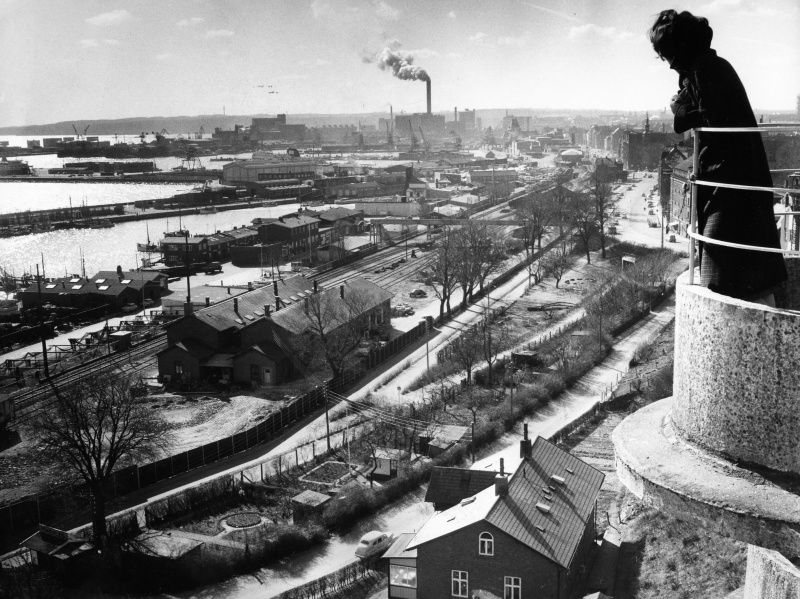 Fil:Udsigt fra Klintegaarden. Fotograf Børge Venge 1962.jpg