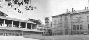 Brobjergskole 1960, sammenbygning, Børge Venge dansk.jpg