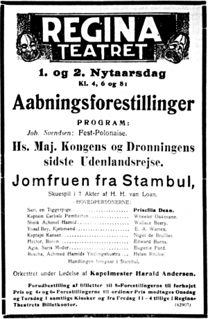 Regina Teatret annonce 1920.png