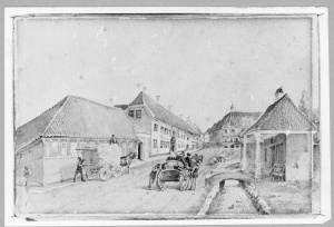 Studsgades port, 1850, Hans Frederik Meyer Visby.jpg