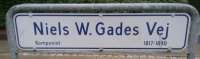 Gadeskilt-Niels W Gades Vej.jpg