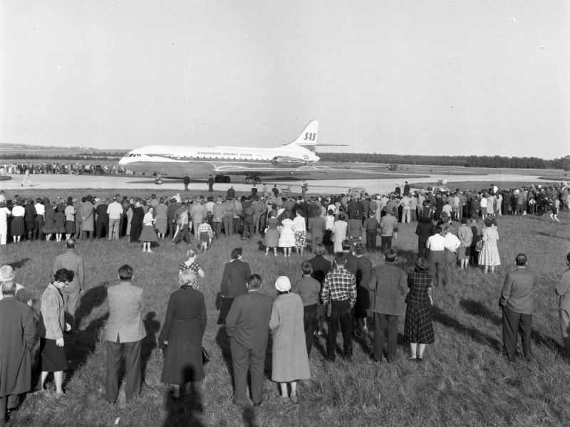 Fil:Tirstrup Lufthavn, 1955, Børge Venge.jpg