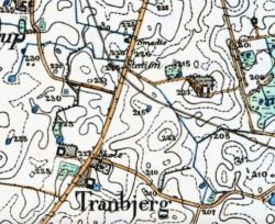 Tranbjerg 1840.JPG